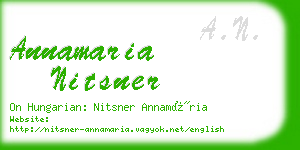 annamaria nitsner business card